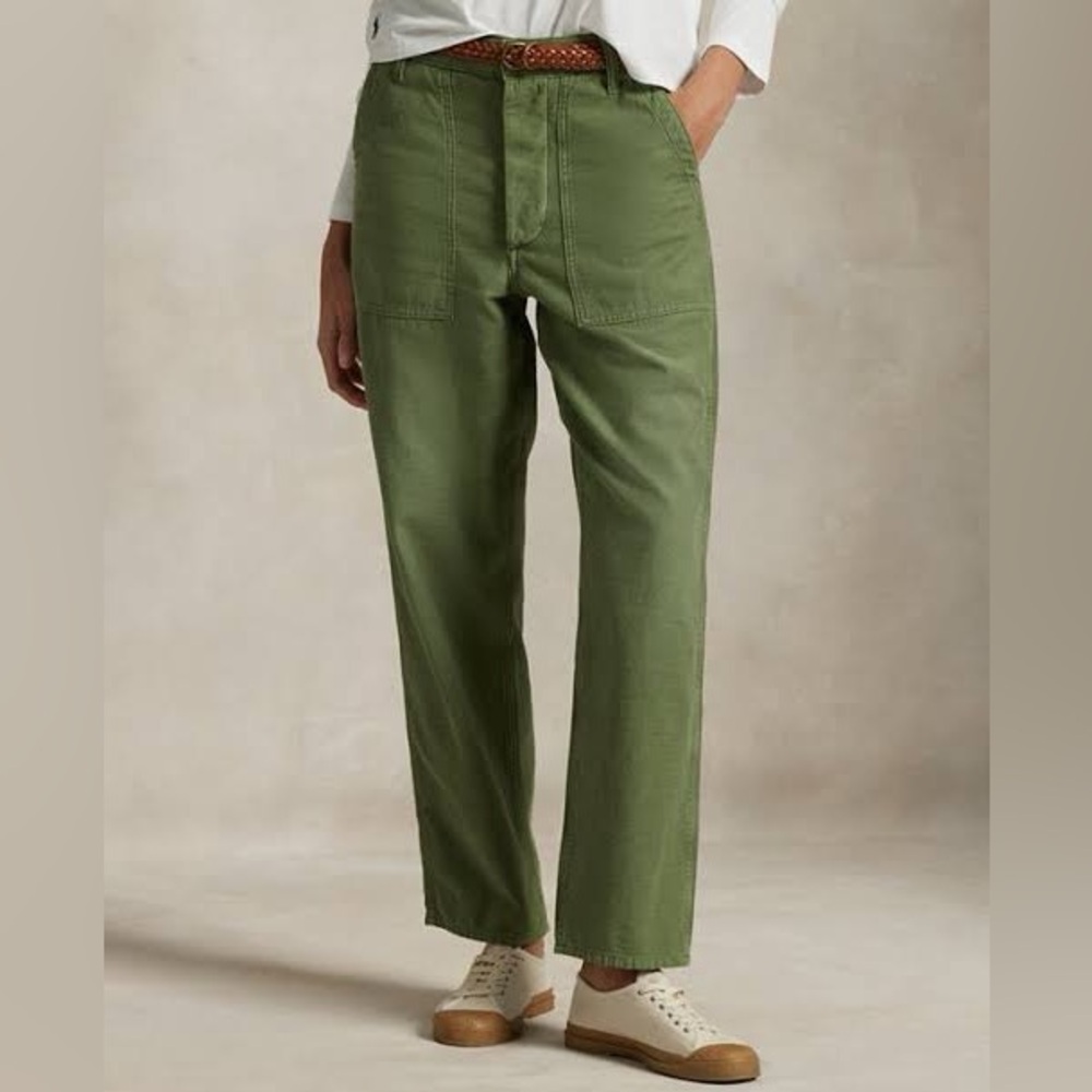 Ralph Lauren Newbury Chino Pants - Sage Green, Size 10